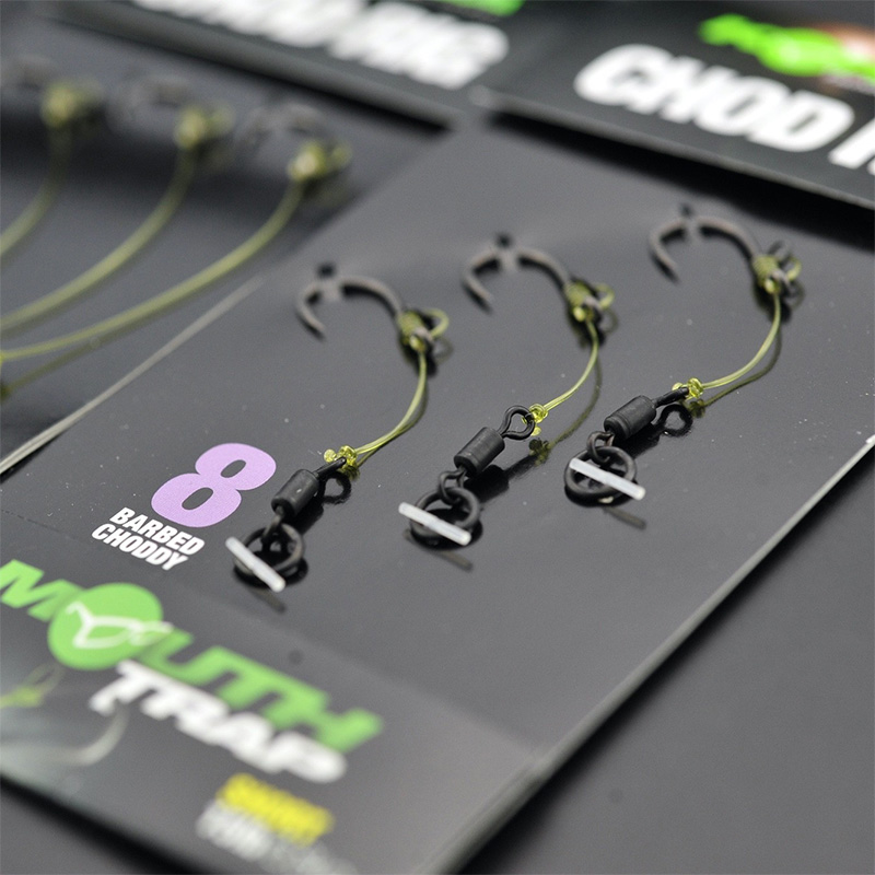 Korda Ready Tied Zig Rigs - Barbless in Clear